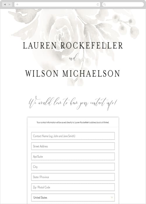 This is a latte digital wedding address collection cards by Chris Griffith called wedding dream printing on digital paper in standard