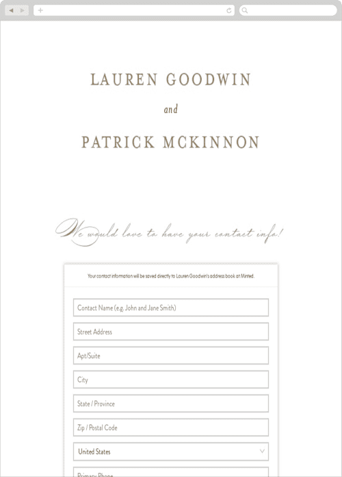 This is a noir digital wedding address collection cards by Kimberly FitzSimons called finale printing on digital paper in standard