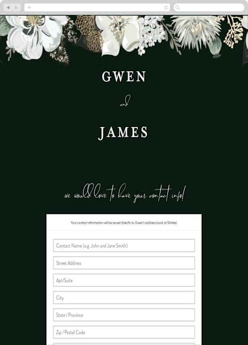 This is a mist digital wedding address collection cards by Susan Moyal called embracing printing on digital paper in standard