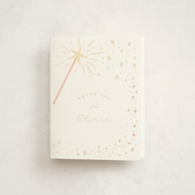 Foil-Pressed Children's Birthday Party Thank You Cards