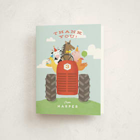 Children's Birthday Party Thank You Cards