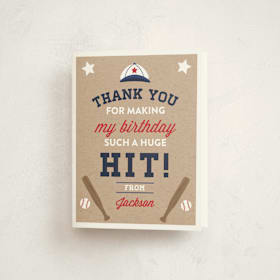 Children's Birthday Party Thank You Cards
