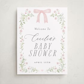 Baby Shower Welcome Signs