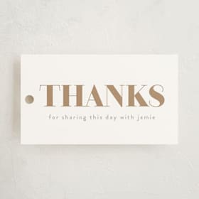 Children's Birthday Party Favor Tags