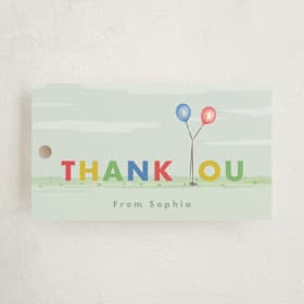 Children's Birthday Party Favor Tags