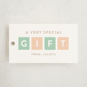 Children's Birthday Party Favor Tags