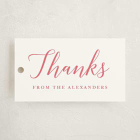 Children's Birthday Party Favor Tags