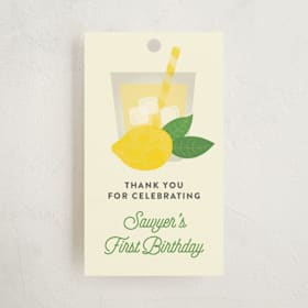 Children's Birthday Party Favor Tags