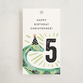 Children's Birthday Party Favor Tags