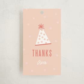 Children's Birthday Party Favor Tags