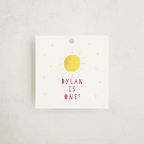 Children's Birthday Party Favor Tags