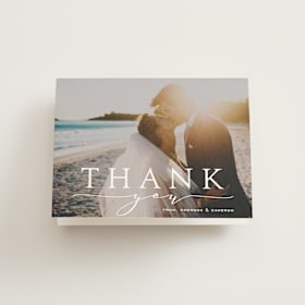 Folded Wedding Thank You Cards