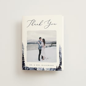 Folded Wedding Thank You Cards