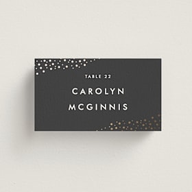Foil-Pressed Place Cards