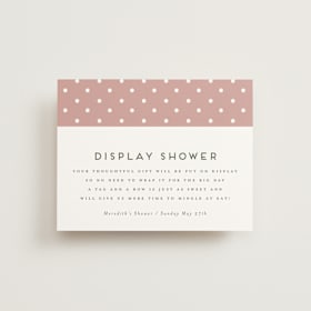 Bridal Shower Insert Cards