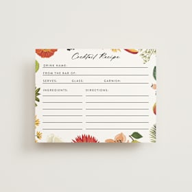 Bridal Shower Insert Cards