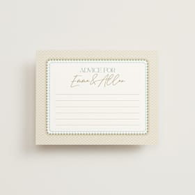 Bridal Shower Insert Cards