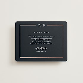 Foil-Pressed Reception Cards