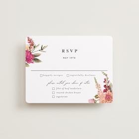 Foil-Pressed RSVP Cards