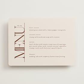 Menus