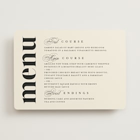Menus