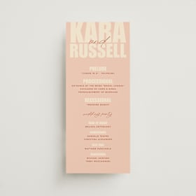 Wedding Programs