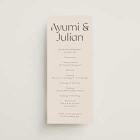 Wedding Programs
