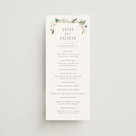 Wedding Programs
