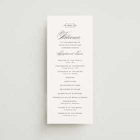 Wedding Programs