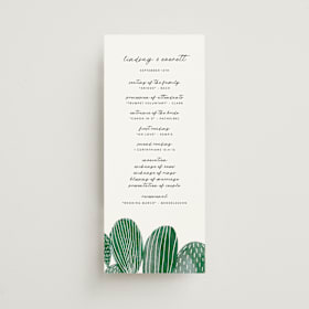 Wedding Programs