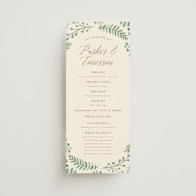 Wedding Programs