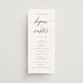 Wedding Programs