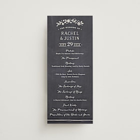 Wedding Programs