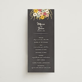 Wedding Programs