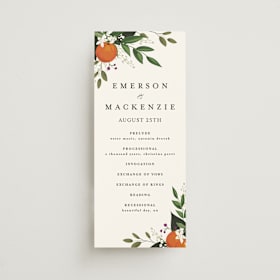 Wedding Programs