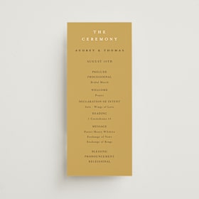 Wedding Programs