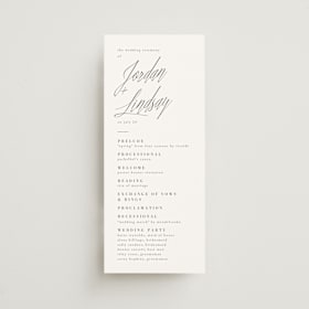 Wedding Programs