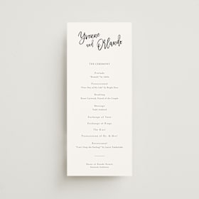 Wedding Programs
