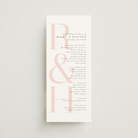 Wedding Programs