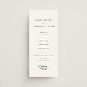 Wedding Programs