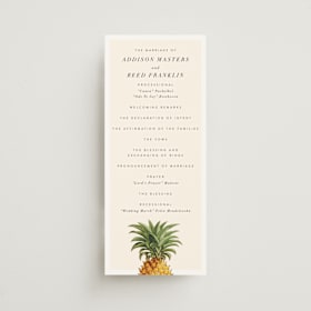 Wedding Programs