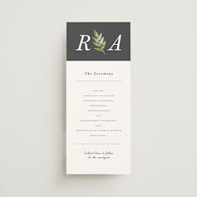 Wedding Programs