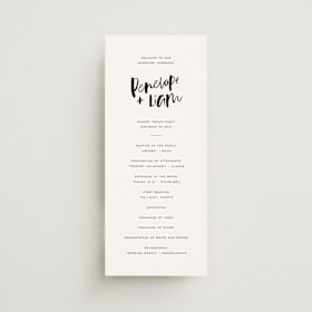 Wedding Programs
