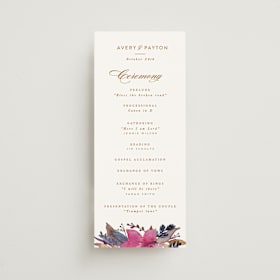Wedding Programs