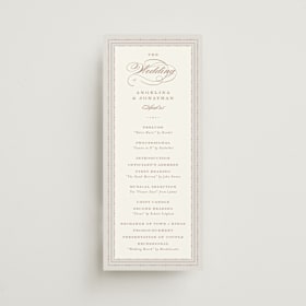Wedding Programs