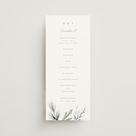 Wedding Programs