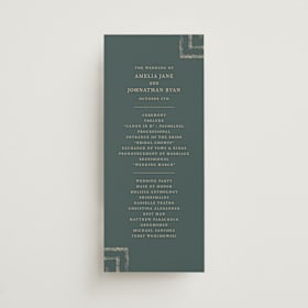 Wedding Programs