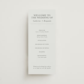 Wedding Programs
