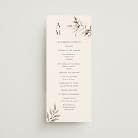 Wedding Programs