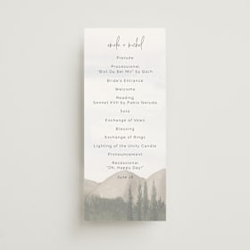 Wedding Programs